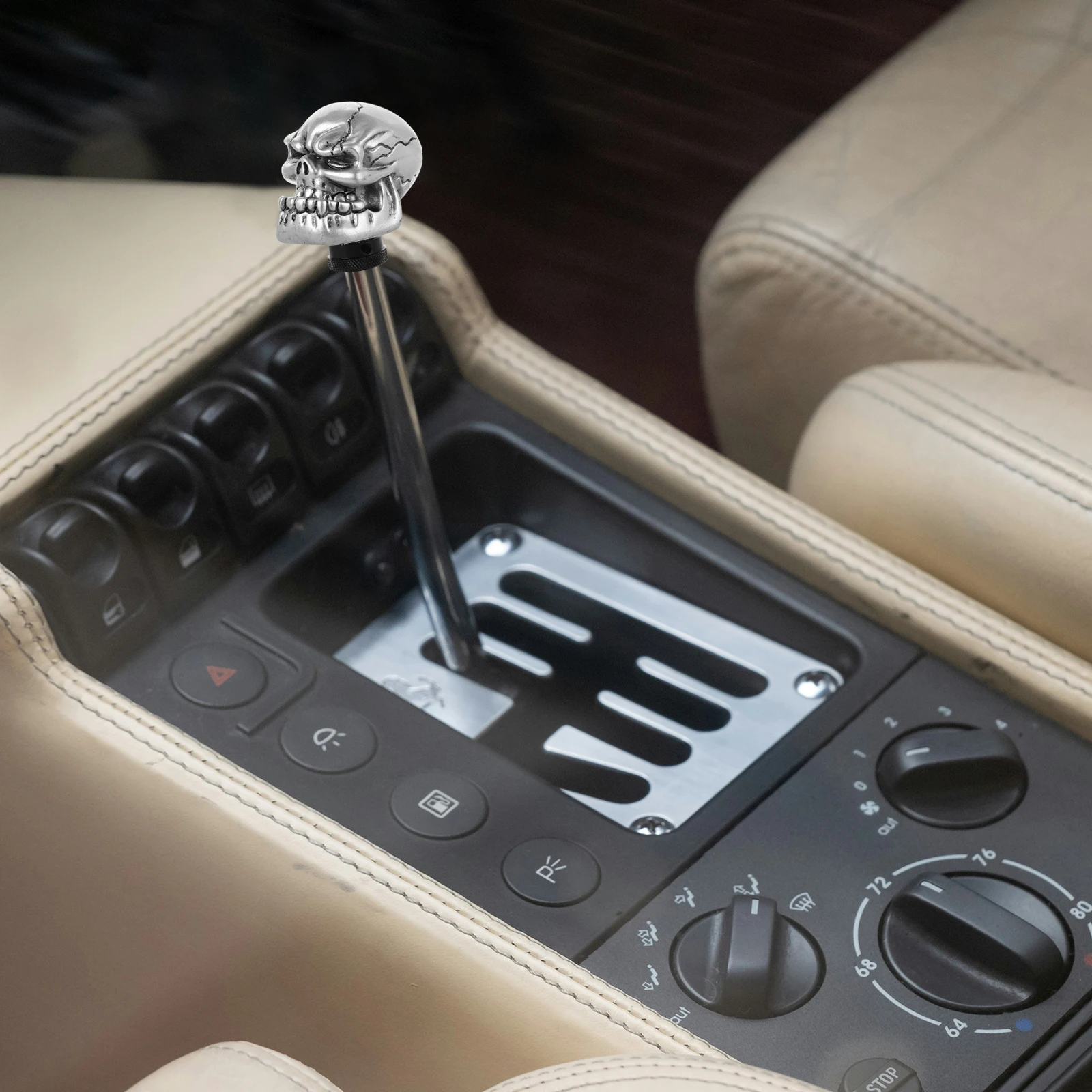 

Skull Gear Shift Knob Unique Edgy Resin Shifter Manual Transmission Car Accessories Long Lasting Stylish Firm Universal