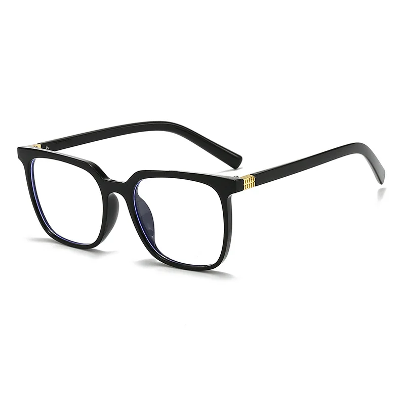 

Fashionable New Korean Style Square Large Frame Anti-Blue Light Glasses Personalized Street Style Men's and Women's Glasses Frames