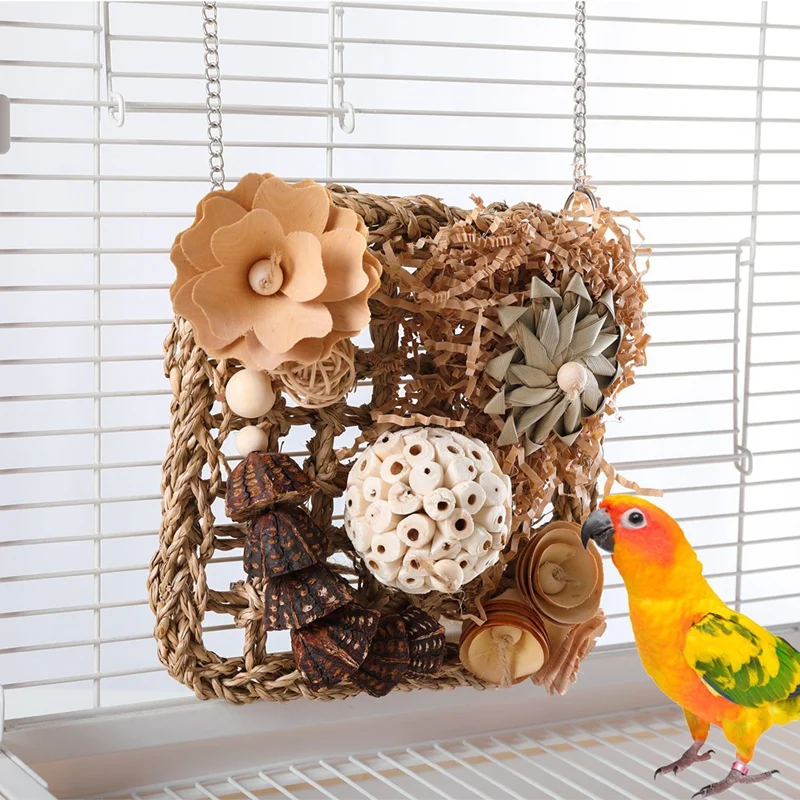 Jouets pour oiseaux, mur d'escalade, pour perruche, perroquet, calopsitte, conure, inséparable