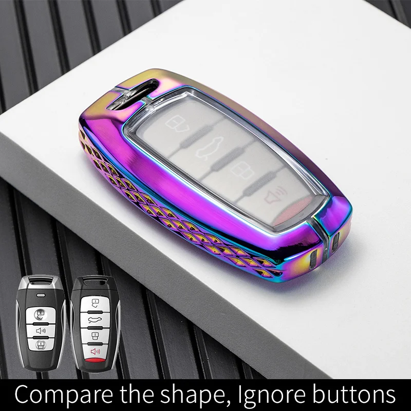 Zinc Alloy Colorful TPU Key Case For Haval for Jolion 2017-2024 H6 H7 H4 H9 F5 F7 F7X F7H H2S