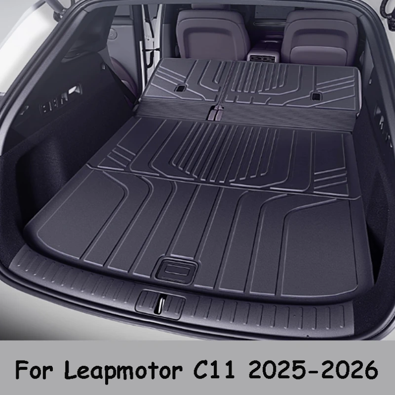 

Для Leapmotor C11 2025 2026, автомобильный водонепроницаемый, износостойкий, утолщенный багажник, материал TPE, аксессуары для защиты салона