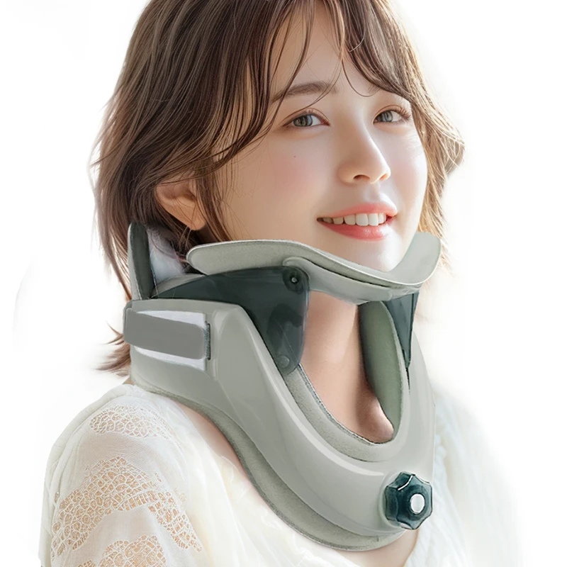 

Product Adjustable Cervical Traction 38 56 cm Magic Tape Desk Work Posture Relief Neck Support Device