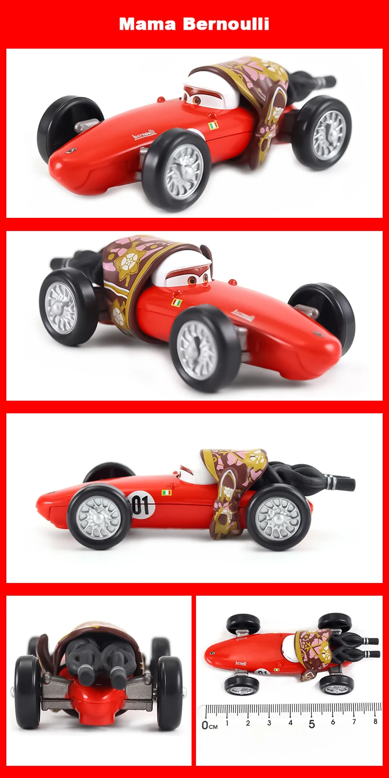 Pixar Racing 3 Lightning McQueen Jackson Storm Saligidor Weiße Polizei Druckguss-Metall 1:55 Legierung Modellautos Geschenke – Detail 13