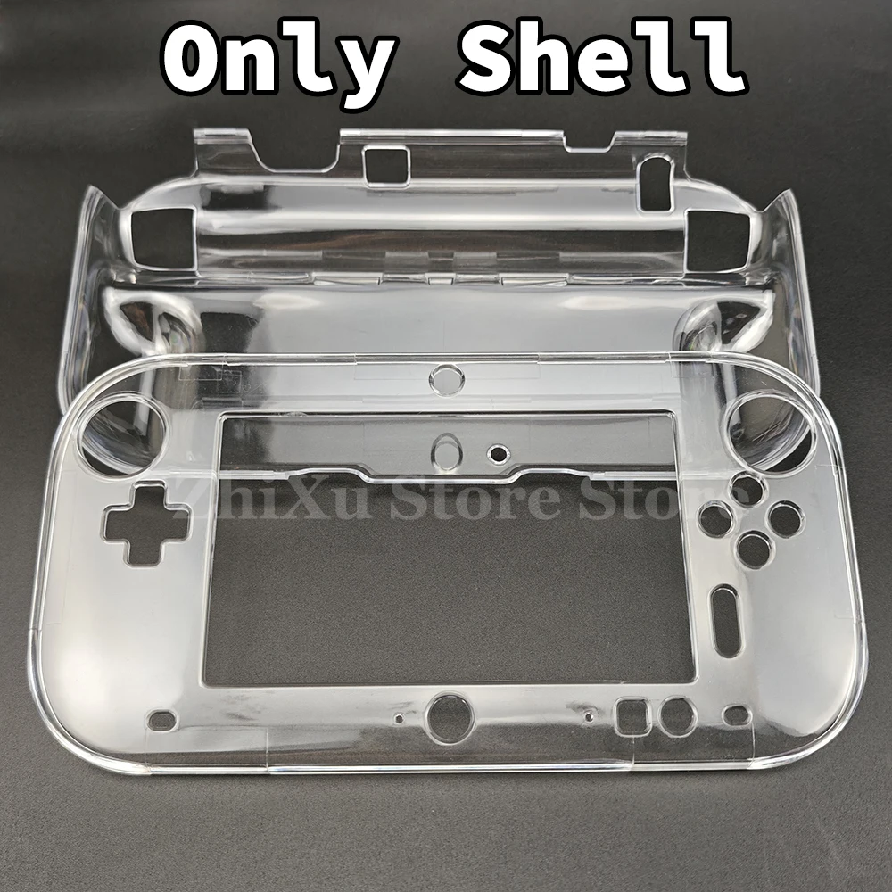 Protective Clear Crystal Hard Case Cover for Wii U Gamepad Skin Shell Protector For Wii U Controller ﻿ ﻿ view 3