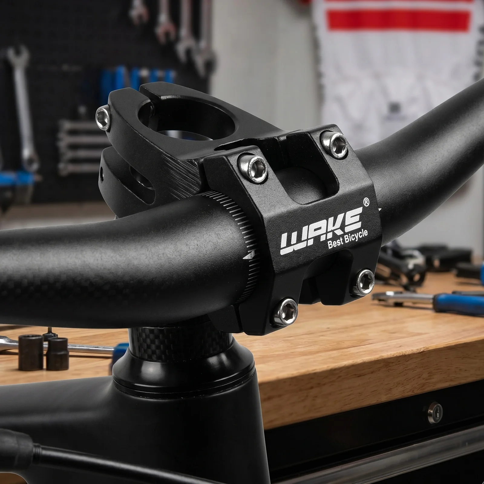 31,8 mm Mountainbike-Vorbau, ultraleichter CNC-Aluminiumlegierungs-Vorbau, kurzer MTB-Vorbau für All-Mountain-MTB, Downhill und Freeride