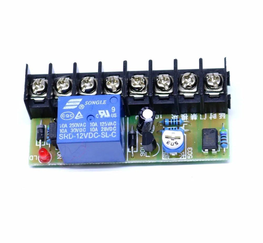 

12V Universal Delay Module For Intercom NO NC Electric Lock Door Access Control