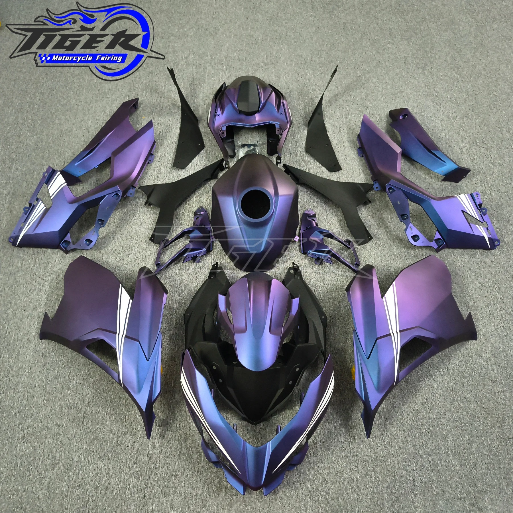 New ABS Motorcycle Fairing Kit Fit For KAWASAKI ZX-400 ZX400 2018 2019 2020 2021 2022 2023 Custom Fairings Kit Bodywork