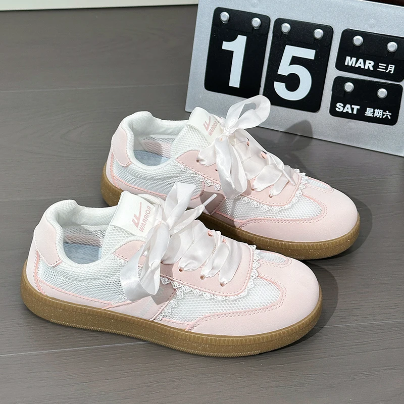 Shoes Woman 2025 Female Footwear Casual Sneaker All-Match New Comfortable Dress Breathable Small Leisure Concise Shoes Woman Com