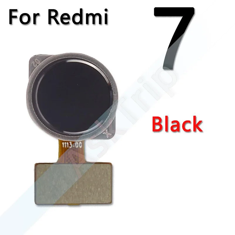 Aiinant Phone Back Button Finger Scanner Fingerprint Sensor Flex Cable For Xiaomi Redmi Note 7 Plus Prime Pro Repair Parts