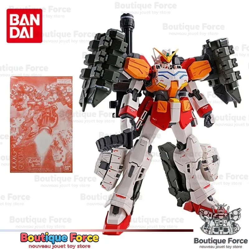 

Bandai Gundam Heavyarms Igel Unit Model Kit PB Limited MG Action Toy Figure Anime Robot Building Kit Genuine Collectible for