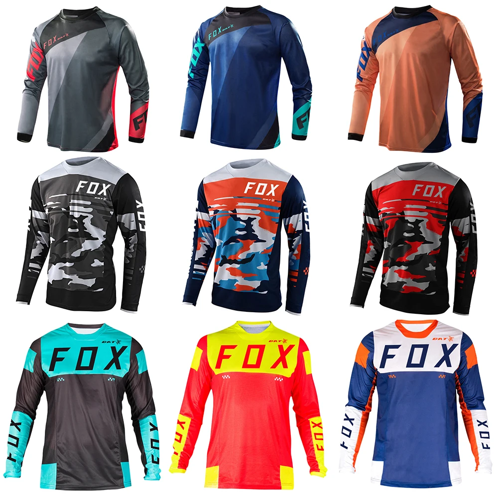 

BAT FOX Mountain Bike Jersey Downhill jersey Camiseta Motocross T-Shirts Offroad DH Bicycle Motorcycle Jersey Maillot Ciclismo