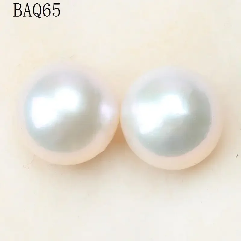 10mm Near-circular Natural Fresh Water Edison Pearl Naked Pearl with No Hole Matching 3A White DIY Earrings Jewelry Wholesale