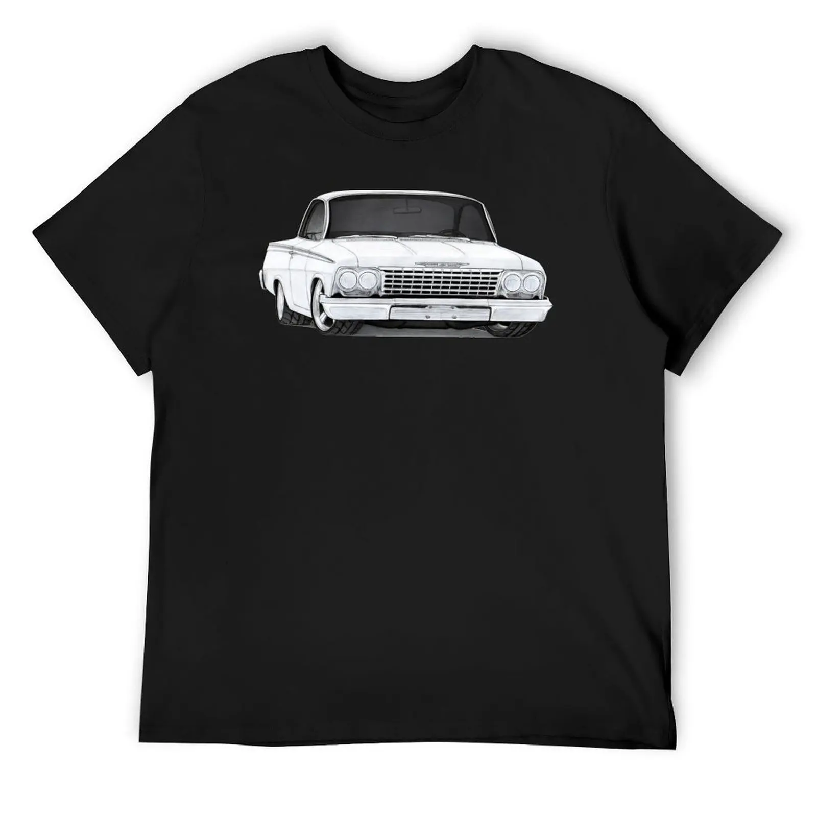 

1962 Bel Air Sport Coupe Drawing T-Shirt Luxury man new edition clothes mens plain t shirts