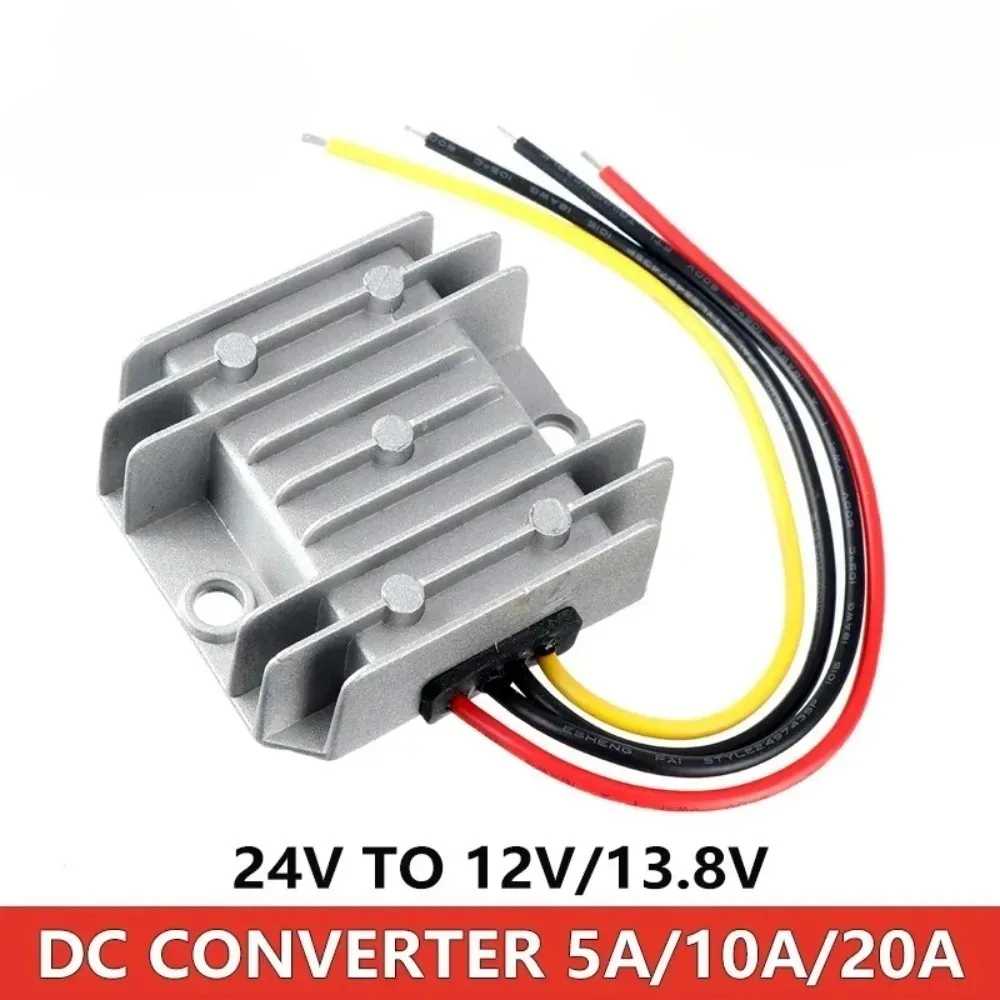 20V-90V to 12V 13.8V 5A-30A DC-DC Step Down Converter 72V 24V 48V 60V Buck Module Voltage Reducer for Cars