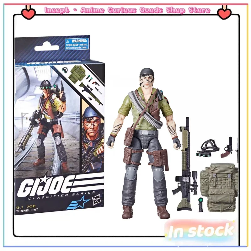 In Stock 6-inch Ditch Rat Figure Snake Soldier G.I.Joe Special Forces Action Figure Model Luxury Set Collection Gift