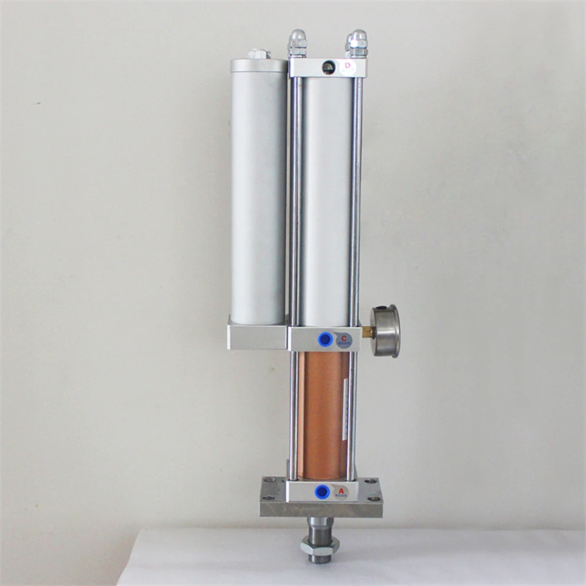 

Gas-liquid Booster Cylinder Bore 63mm Vertical Booster Cylinder Pneumatic Tool Hydraulic Cylinder Fast Boost Cylinder MPT 1T 3T