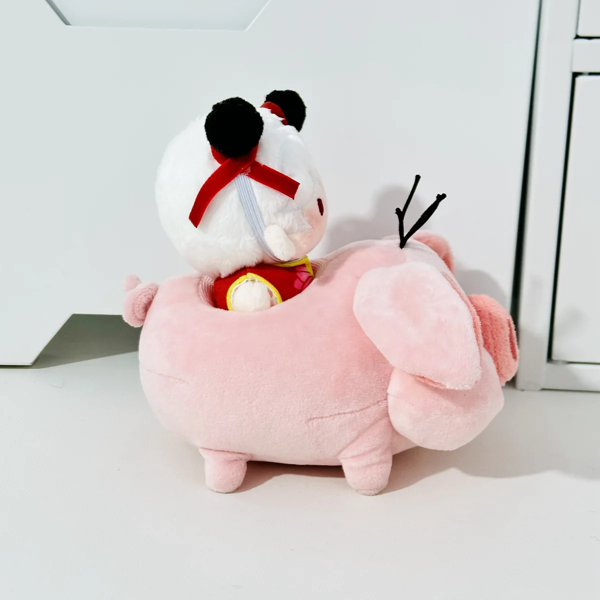 10 cm Labubu Poppenkleertjes Leuk Vliegend Varken Mount Ne zha2 Set Labubu V1 V2 Idool Poppenkleertjes Accessoires Speelgoed voor Fans Kinderen Geschenken