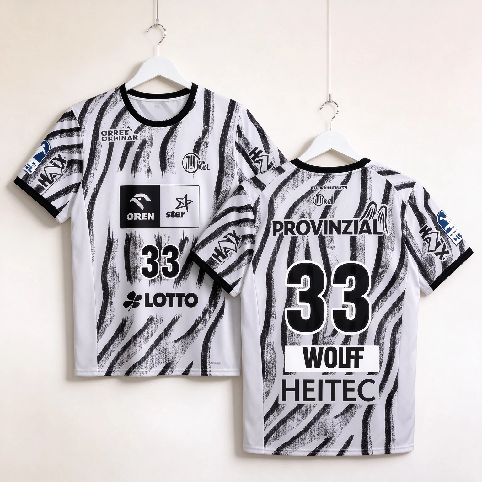 THW Kiel Andreas Wolff #33 2026/27 Home Retro Handball Jersey Mens Womens Polyester Quick Dry Breathable Casual Fan Tops