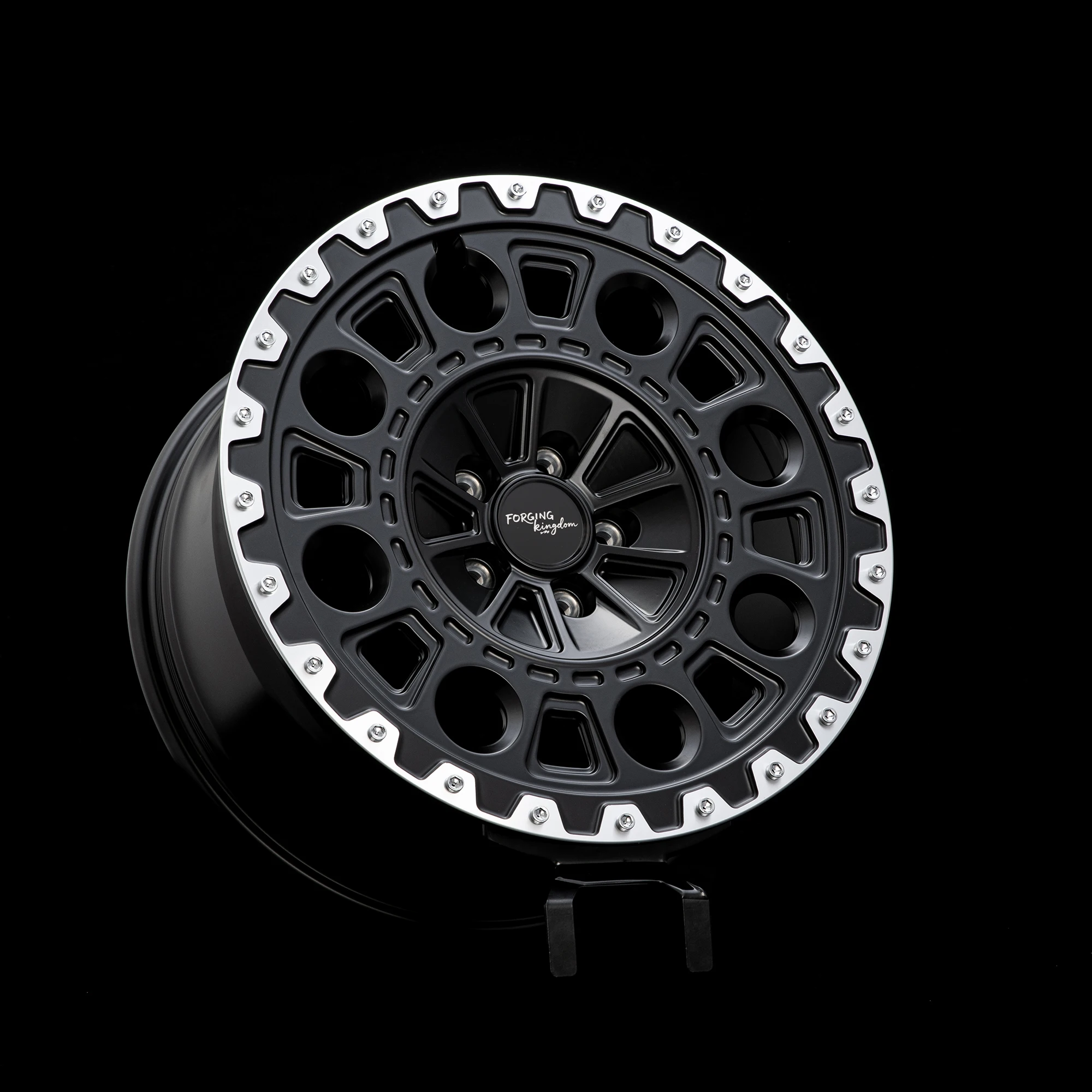 New Heavy Duty Forged Aluminum Alloy Wheels Offroad Reinforced for Jeeps 4x4 Adventures 100mm 5/6/8 Lug Holes 40mm ET