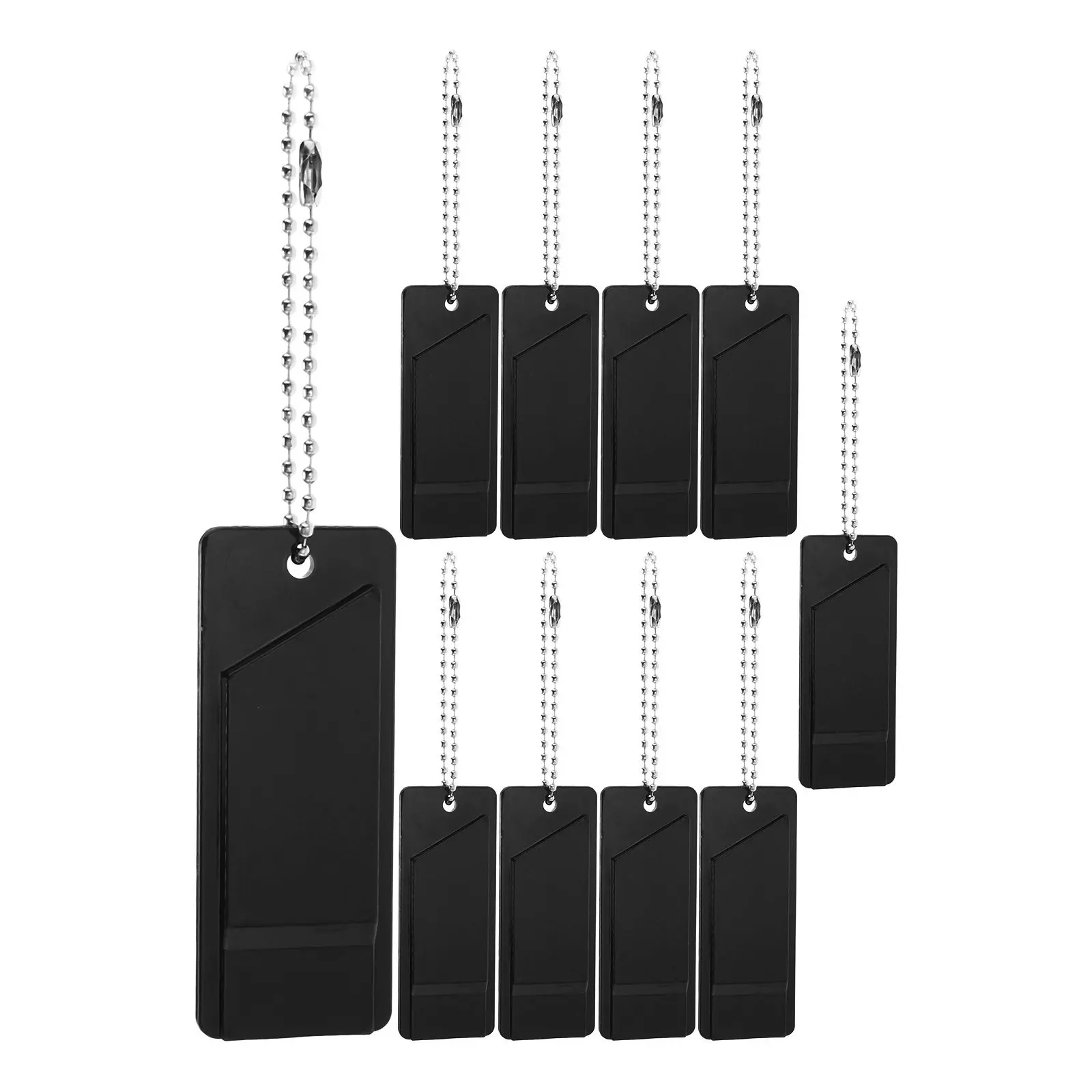 

10Pcs Outdoor Survival Whistle High Pitched Emergency Lifeguard Camping Rescue Signaling Keychain Boating Hiking Fishing Safety