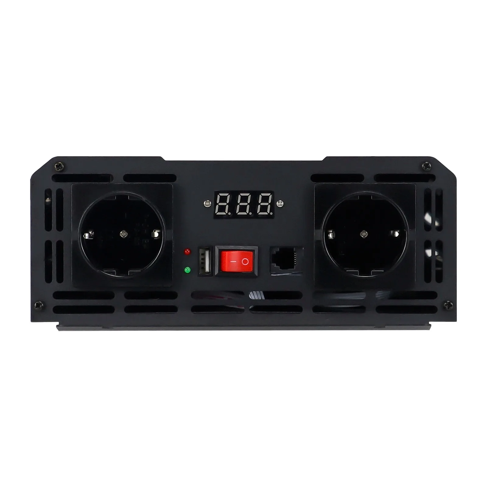 ECGSOLAX محولات موجة جيبية نقية 2500 واط 12 فولت/24 فولت تيار مستمر إلى 220 فولت التيار المتناوب 50 هرتز المحمولة محول جهد كهربي سيارة العاكس للطاقة الشمسية خارج الشبكة #3