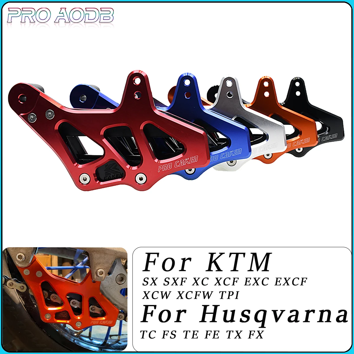 

Motocross CNC Chain Guide Cover Guard Protector For KTM EXC EXC-F SX SX-F XC XC-W XC-F TPI 125-530 690 ENDURO SMC ABS 2008-2021