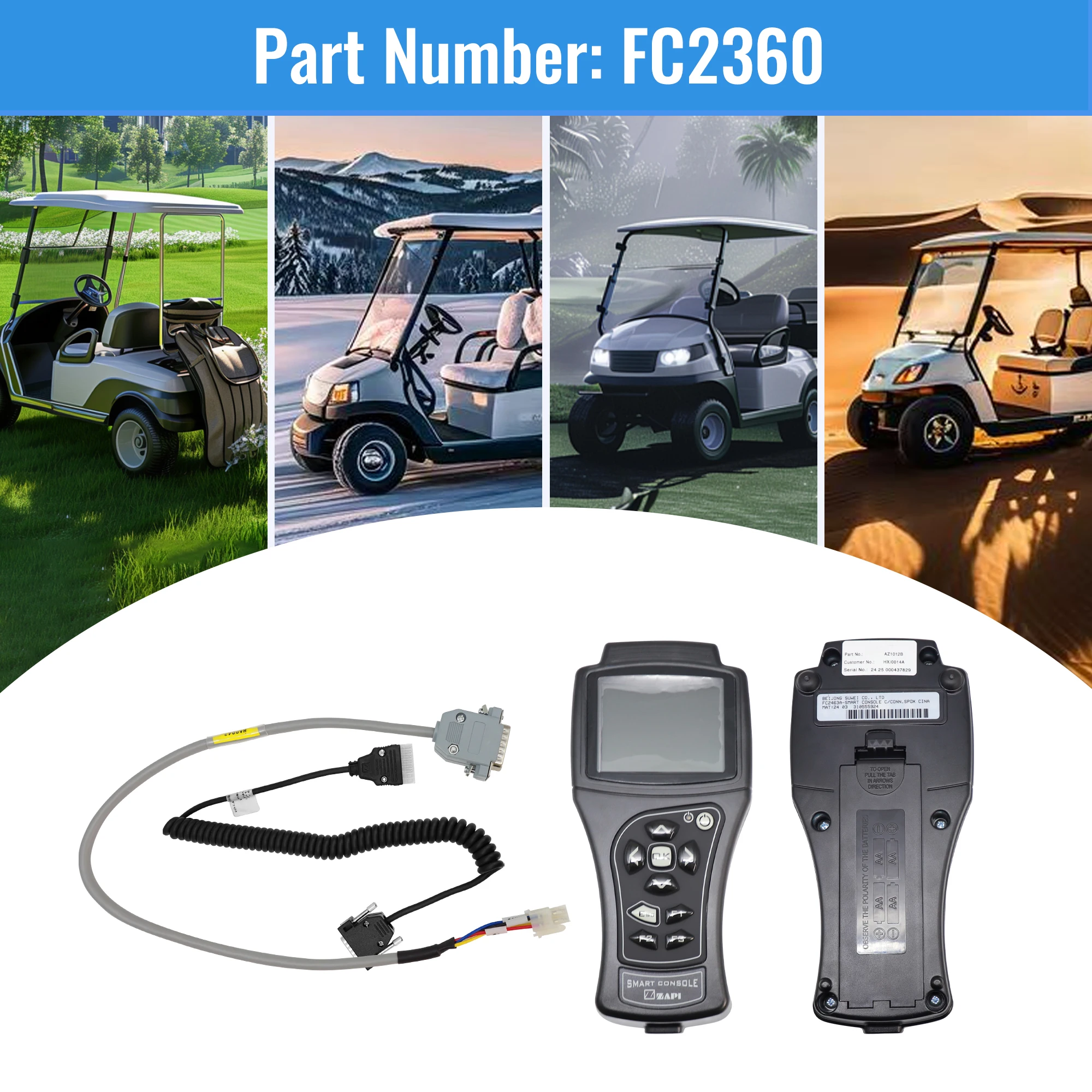 Ручной программатор Smart Console FC2360 для двигателя переменного тока Zapi FC2463-SMART вилочный погрузчик