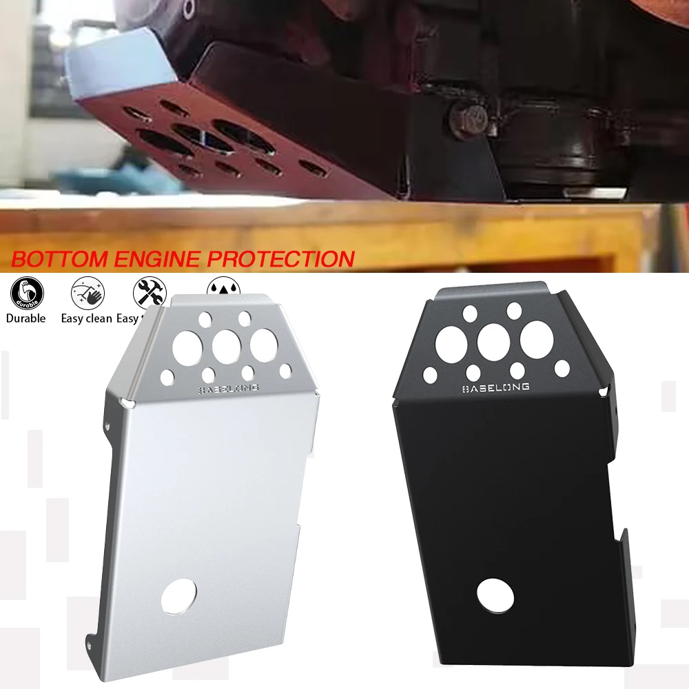 

New For BMW K100 K1100 K1200 Cafe Racer K 1100 75 K75 Motorcycle Accessories Skid Plate Engine Guard Chassis Protection Cover