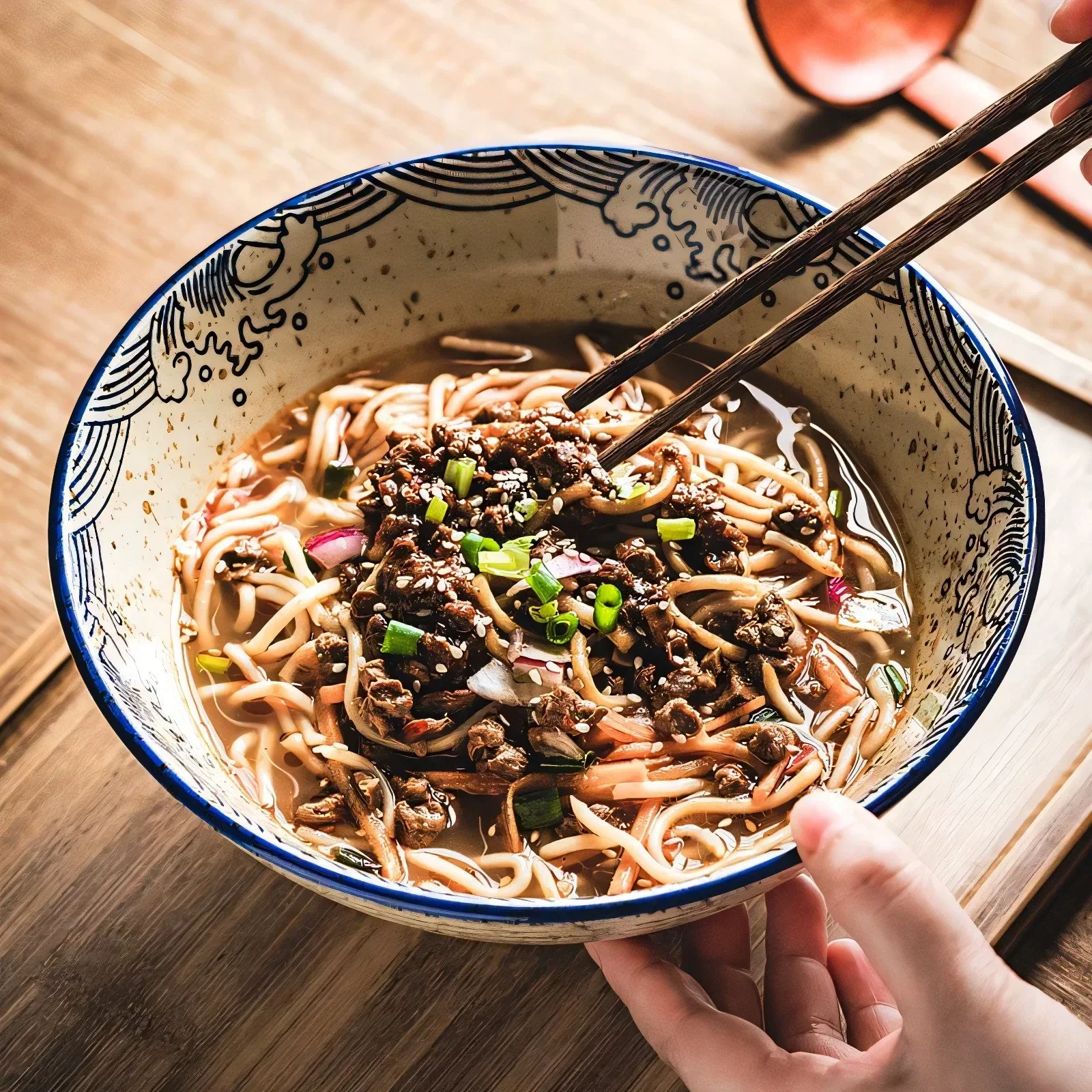8inch Japanese ceramic Bowl Household noodle bowl special large Ramen Soup rice Ceramic noodle