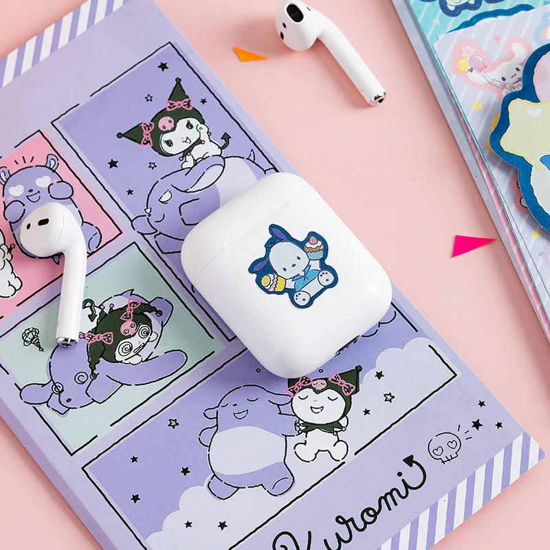 Sanrio Combination Sticker Kawaii Hello Kitty Kulome Cinnamoroll Melody Hand Account Decoration DIY Stickers Kids Toys Gifts