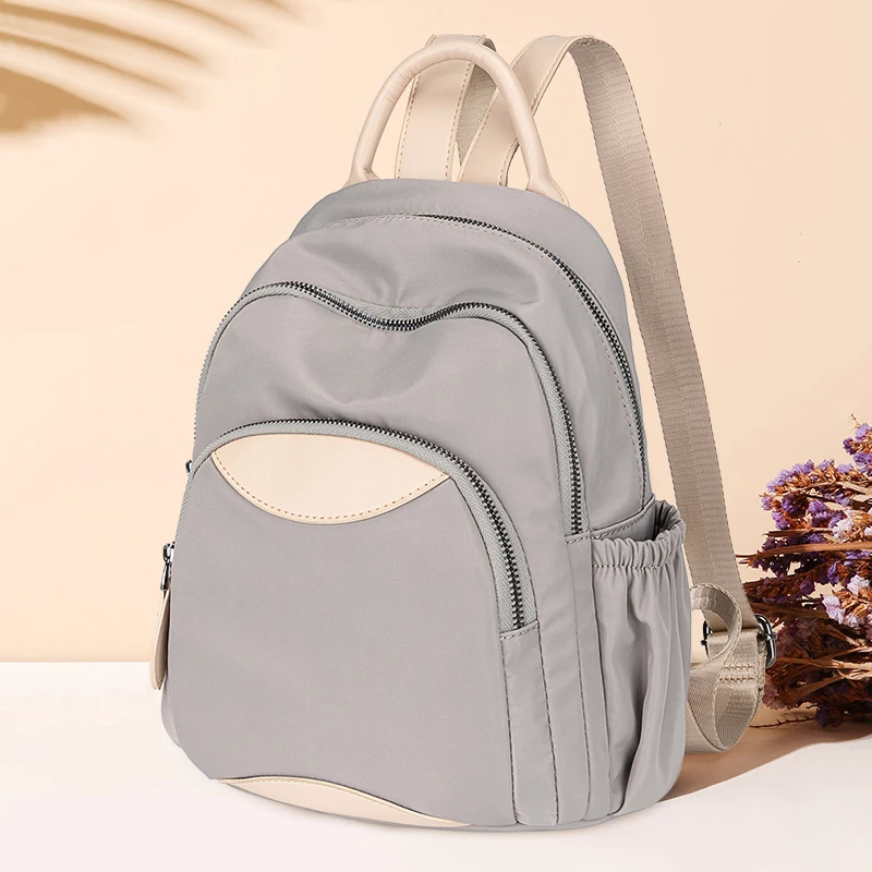 Mochilas impermeables para mujer, nueva tendencia de ocio, bolsas de viaje para niñas, mochilas pequeñas para mujer, mochilas de cuero, bolsa de embalaje