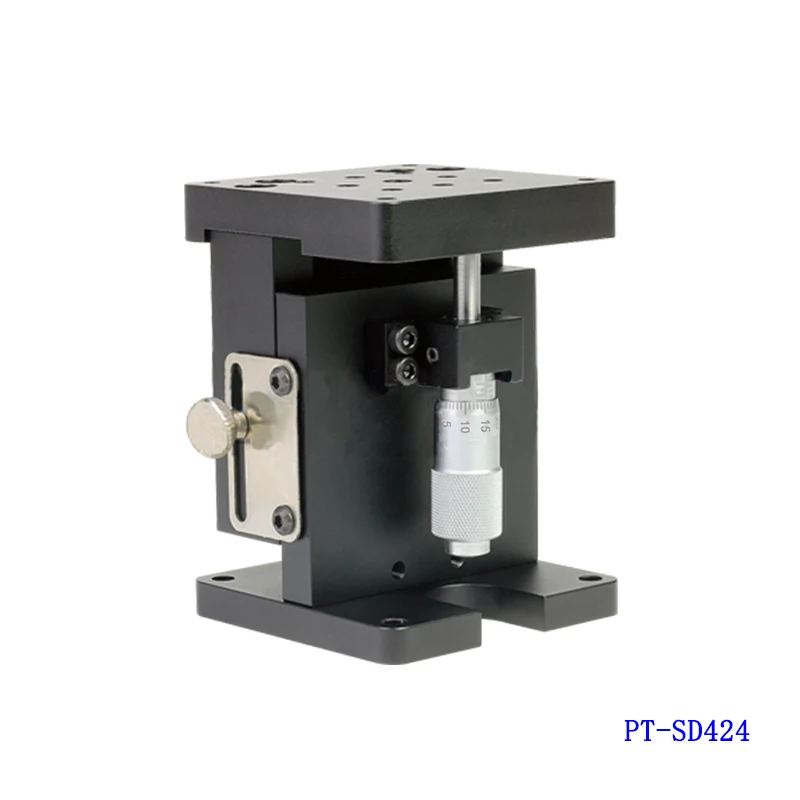 PT-SD407 Z-As Handmatige Lab Jack, Lift, Optische Glijdende Lift, 13Mm Reis Lineaire Trap
