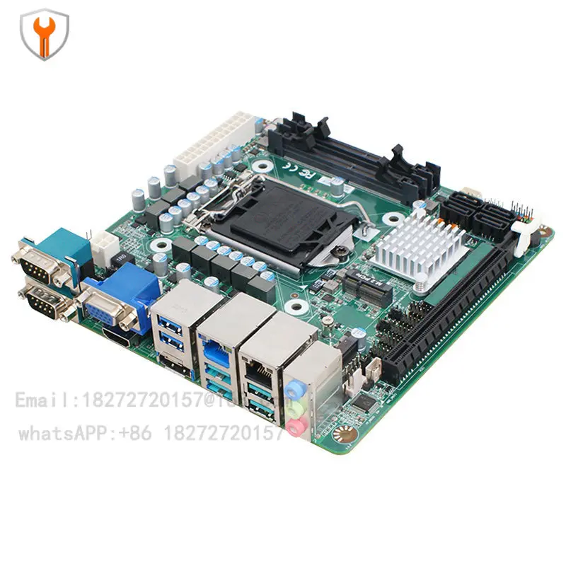 Industrial control motherboard 37 series 10th and 11th generation motherboard 4 serial ports 3 display embedded single  10USB