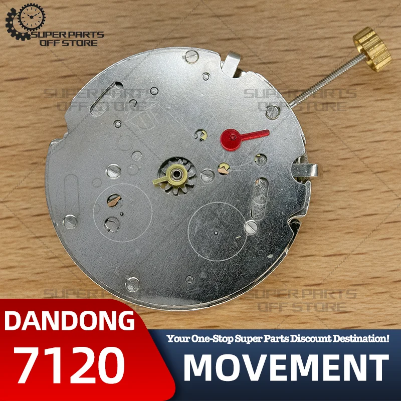 New Dandong 7120 Movement 6hands Integrated Machine 3/6/9 Small Seconds Automatic Mechanical Movement Watch Accessories