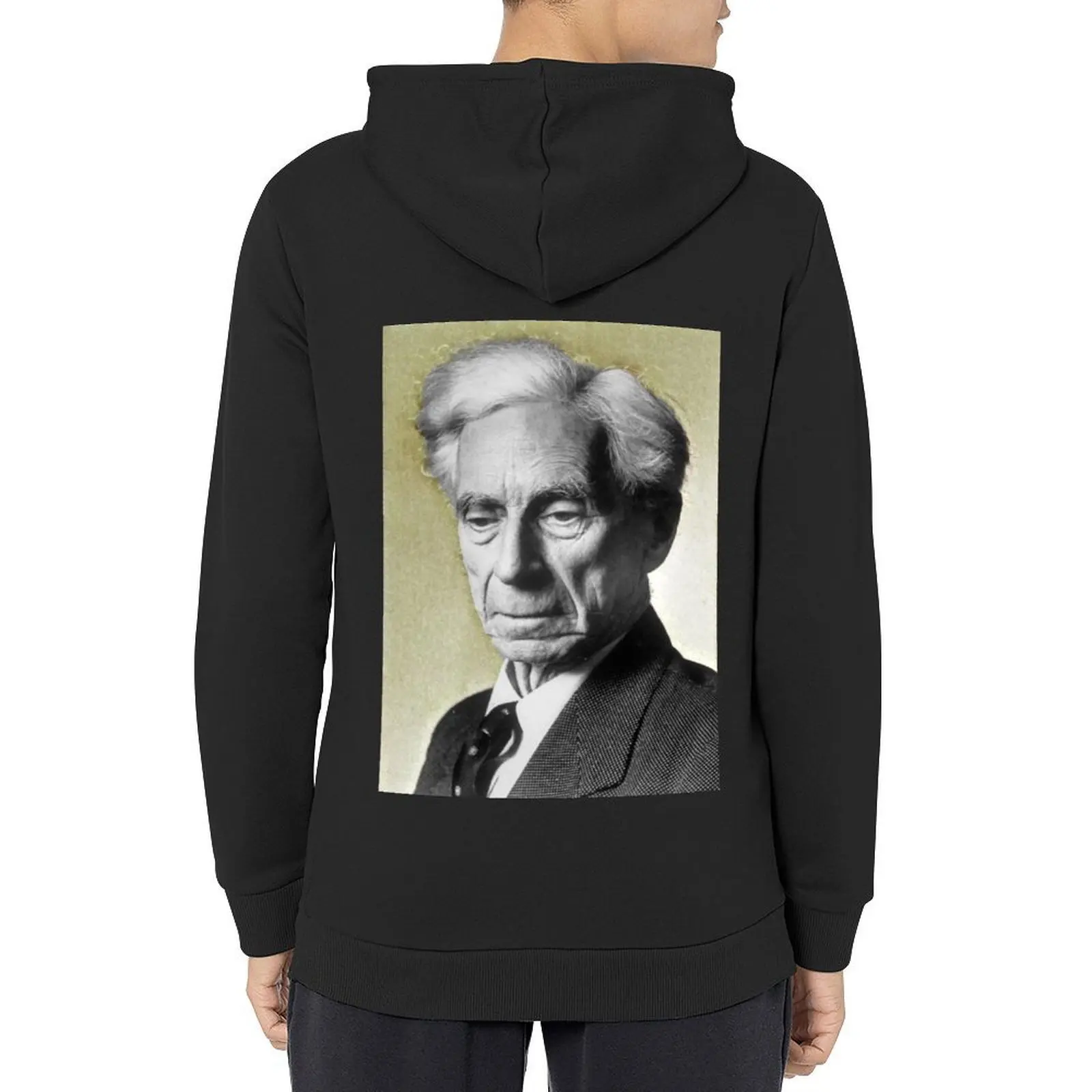 

Bertrand Russell - stylized Hoodie men clothes graphic t shirts men autumn new products winter clothes graphic hoodie