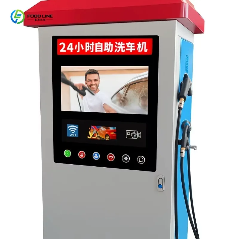 Customized 24H Unattended Self Service Car Wash System Fully Automatic High Pressure Stainless Steel Commercial Equipment