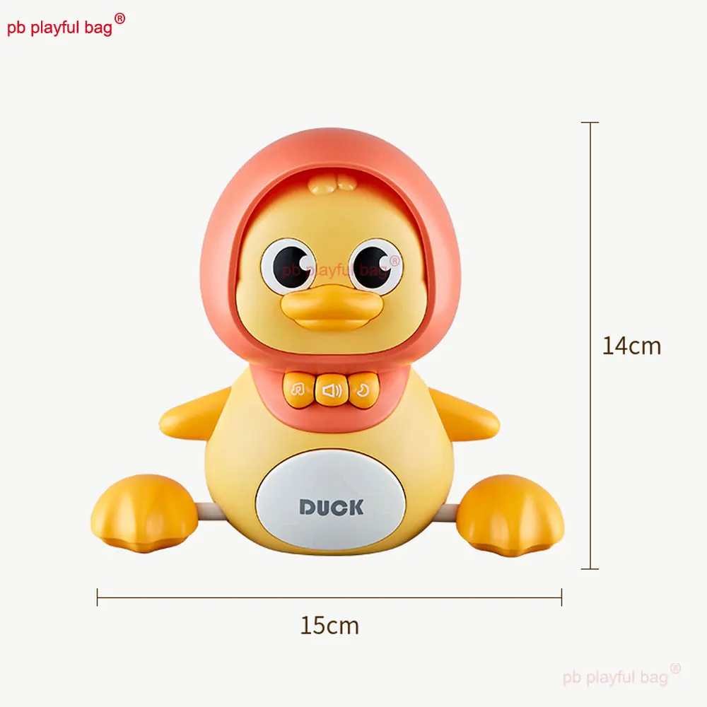 Magnetisch volgende eendspeelgoed Interactieve wandelende pratende helper voor baby's die kruipen en spreken