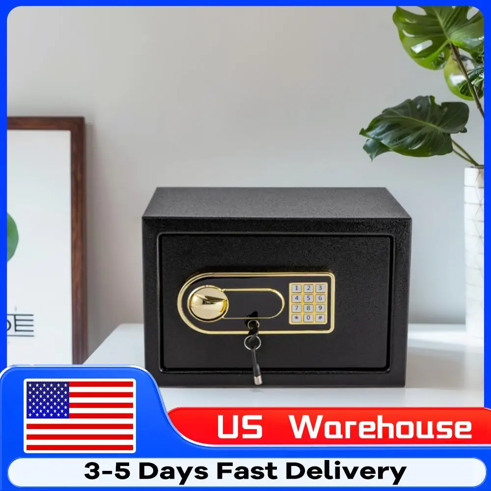 

Электронный сейф с защитой от кражи и паролем, с двойным доступом, ударопрочный, для дома, офиса, отеля, бизнеса