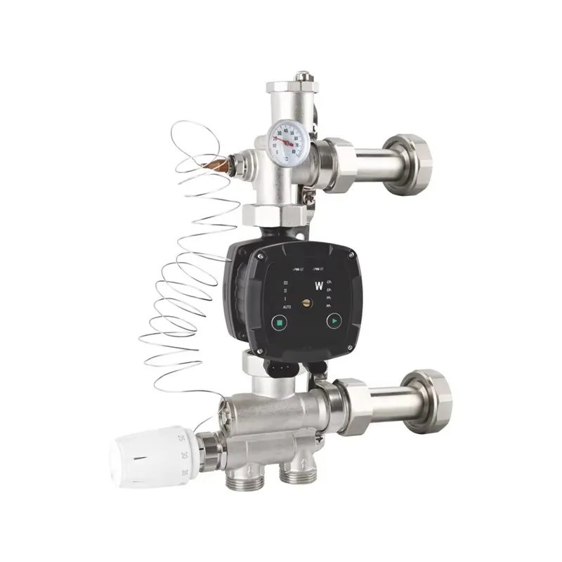 

PEIFENG PF Современный смесительный модуль для систем напольного отопления DN25, латунный термостатический смесительный клапан 220В, гарантия 3 года