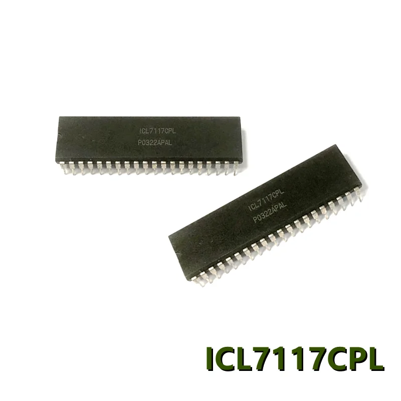 ICL7117CPL (2-10pieces) Free Shipping DIP-40 Analog to Digital Converter, LED Display, ,Original In Stock