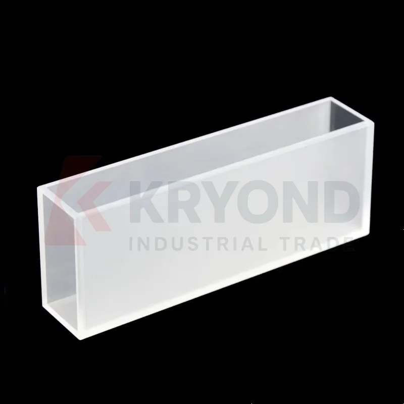 Glass Lovibond Cuvette ( Liquid Sample Cell 56 ml ) Light Path 100 mm Absorption Cells For Comparative Chromometer 1 Pc