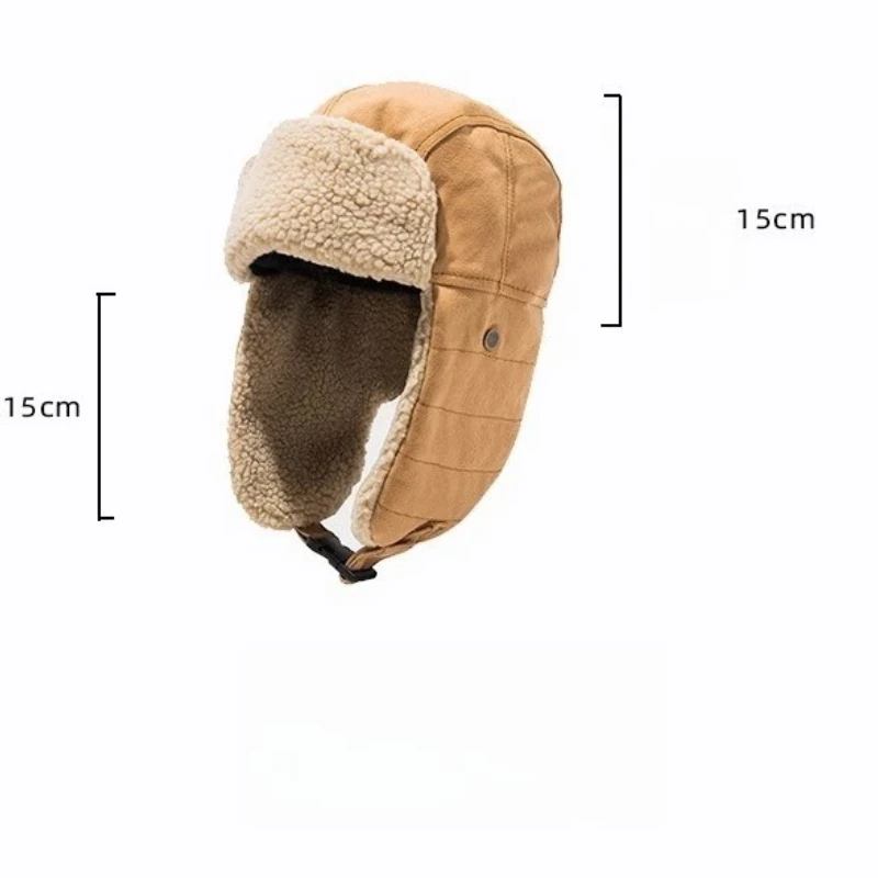 Winter Korean-Style Warmth Ear Protectors Hat Outdoor Sports Ski Lei Feng Hat Fashion Warm Pilot Cap for Wom image 6