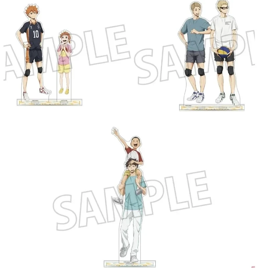 

Game Toru Oikawa Kei Tsukishima Shoyo Hinata Figure Doll Anime Acrylic Stand Model Cosplay Toy for Gift