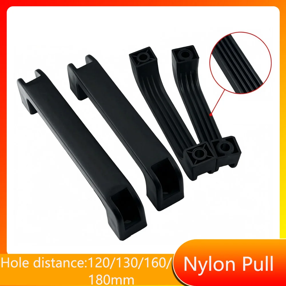 1/2/5/10pcs Hole Distance 120mm 130mm 160mm 180mm ABS Thickened Nylon Pull Plastic Square Handle Phone Bed Cabinet Door Handle