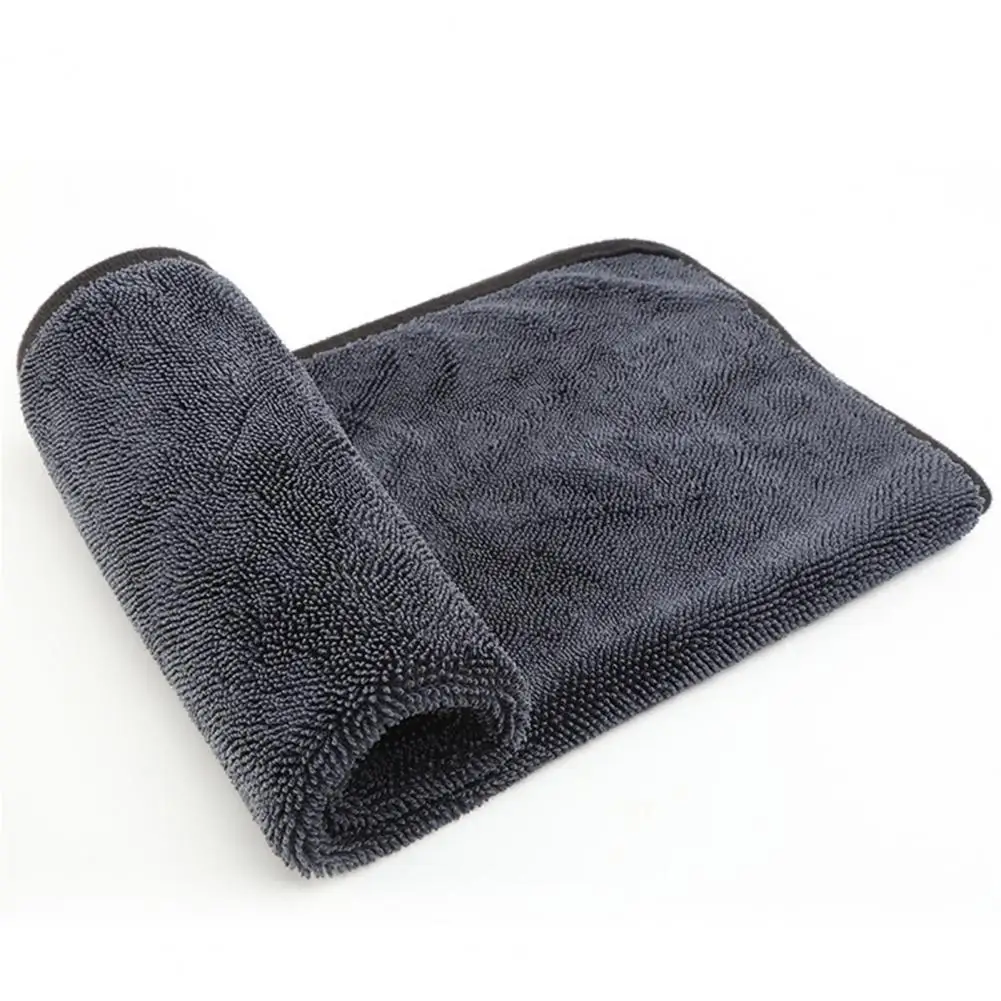 Streak-free Drying Towel for Vehicles Absorbent Microfiber Cloth for Streak-free Mirror Shine Car Washing Protects Paint No Lint