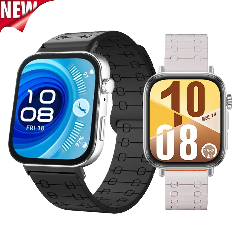 Magnetic Strap For Huawei Fit 4 Pro Smartwatch Silicone Bracelet Band For Huawei Fit 3 Fit 4 Correa Metal Watchband Accessories