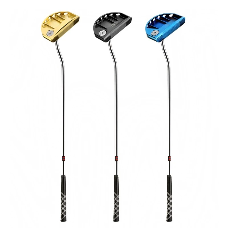 

Golf clubs, putter, soft iron, jointless steel, single
