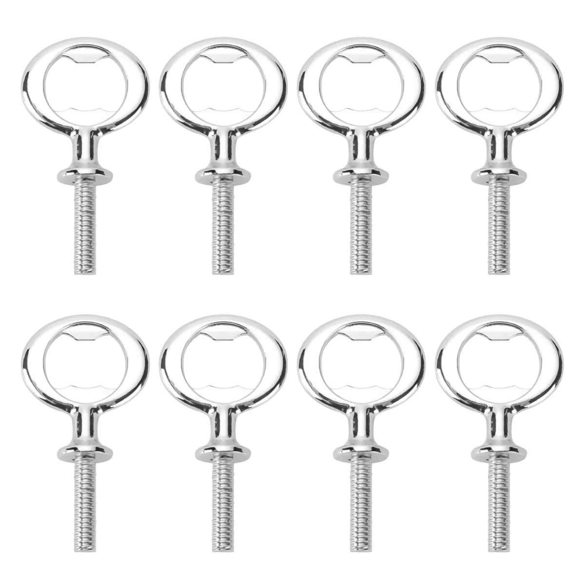 8 Pieces Bottle Opener Kit Metal Bottle Opener DIY Craft Beer Bottle Opener Blank Bottle Opener