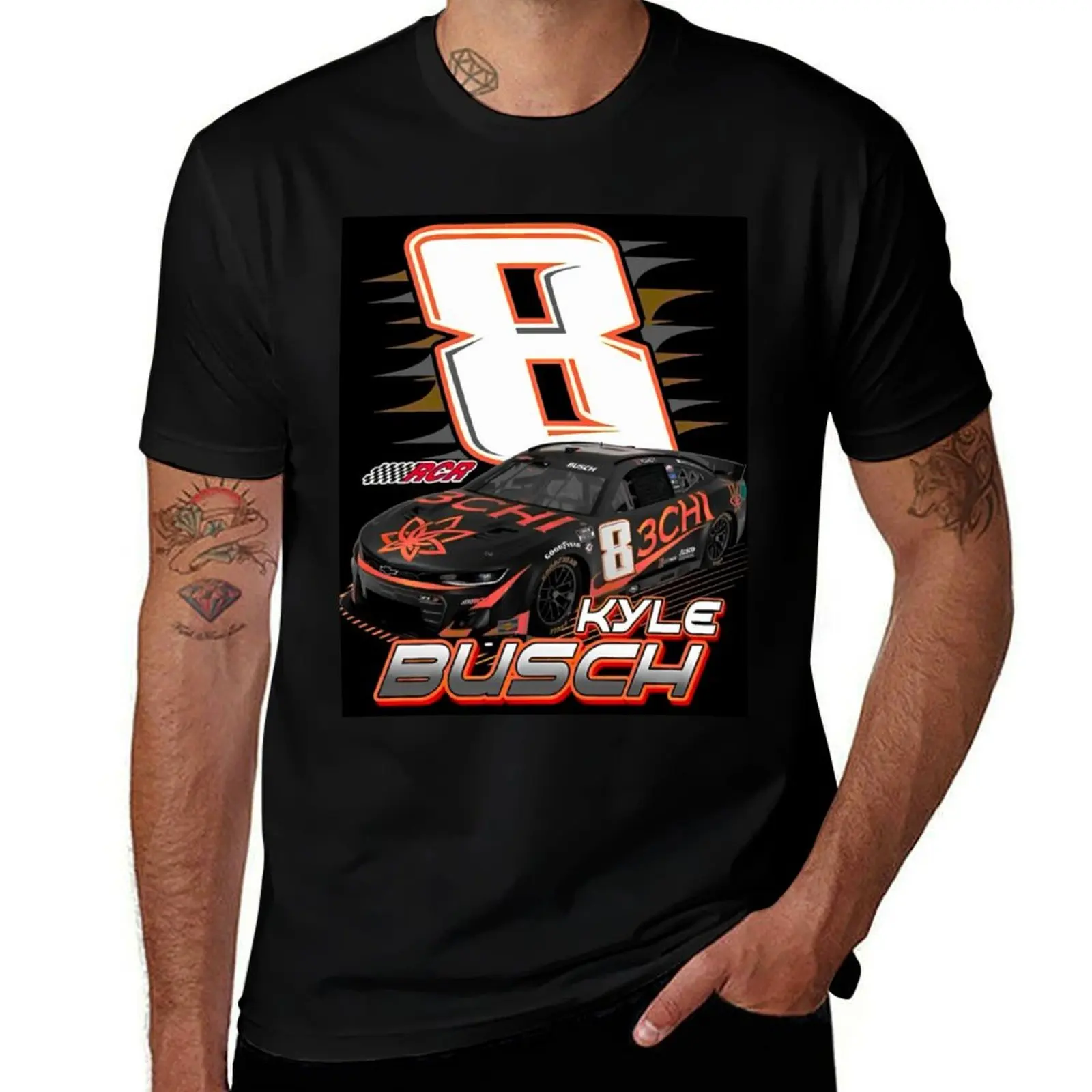 Kyle busch T-Shirt croswit shirt man anime clothes anime stuff tee shirts for men