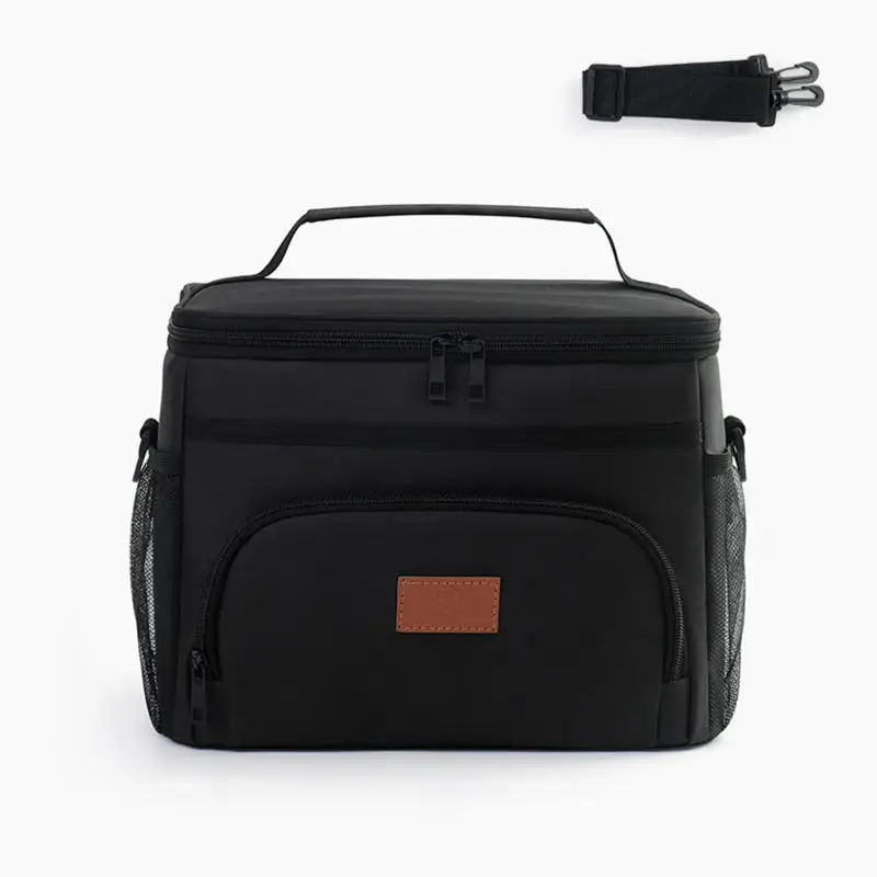 Großer Auslaufsicherer Lunch-Rucksack Thermische Große Picknick-Kühltasche und Warmhaltetasche Outdoor-Aufbewahrungstasche mit Schultergurt – Detail 10